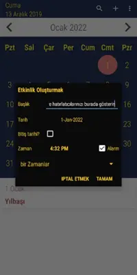 Türkiye Takvimi android App screenshot 5